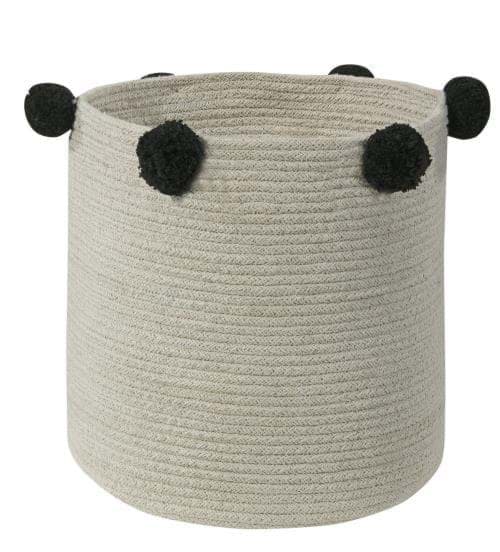 Ponpon Sepet Natural/Siyah için detaylı bilgi göster Ponpon Sepet Natural/Siyah resmi