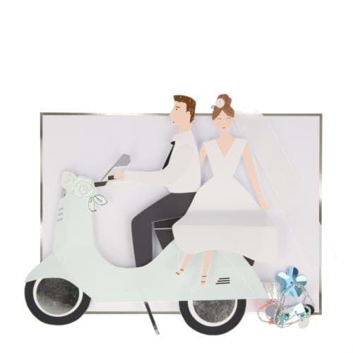 Scooter Çifti Tebrik Kartı için detaylı bilgi göster Scooter Çifti Tebrik Kartı resmi