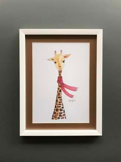 ‘Winter Lady Giraffe’ Çerçeveli Kanvas Tablo için detaylı bilgi göster ‘Winter Lady Giraffe’ Çerçeveli Kanvas Tablo resmi