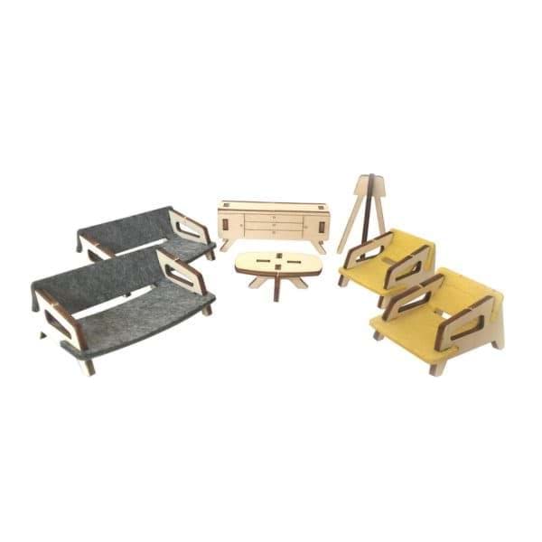 Ahşap Oyun Evi - Oturma Odası için detaylı bilgi göster Ahşap Oyun Evi - Oturma Odası resmi