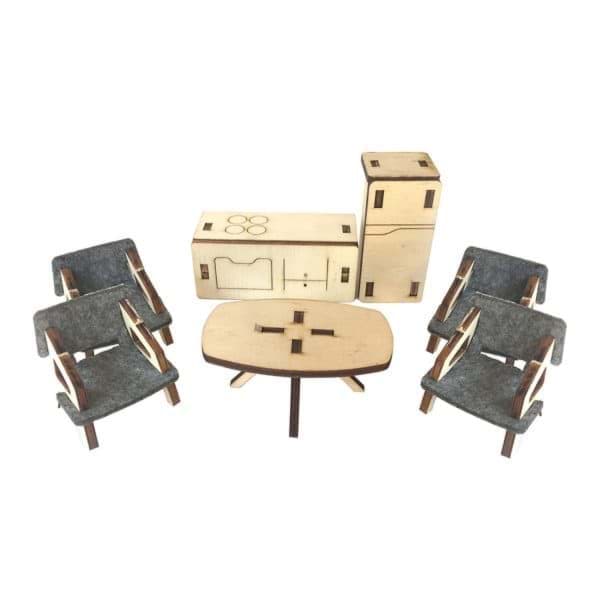 Ahşap Oyun Evi - Mutfak için detaylı bilgi göster Ahşap Oyun Evi - Mutfak resmi