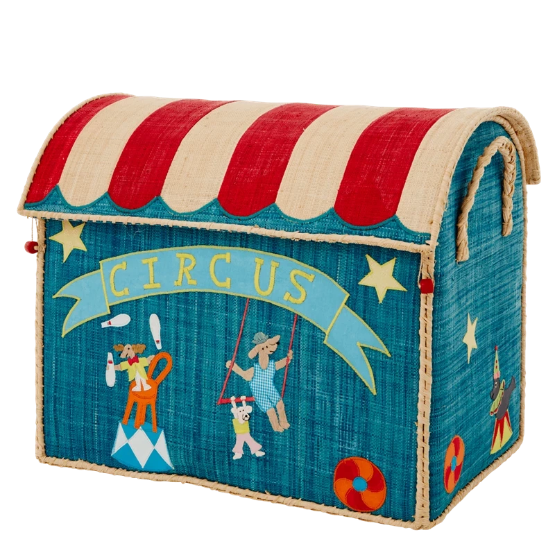 Rafya Dekoratif Kutu - Circus Large  için detaylı bilgi göster Rafya Dekoratif Kutu - Circus Large  resmi