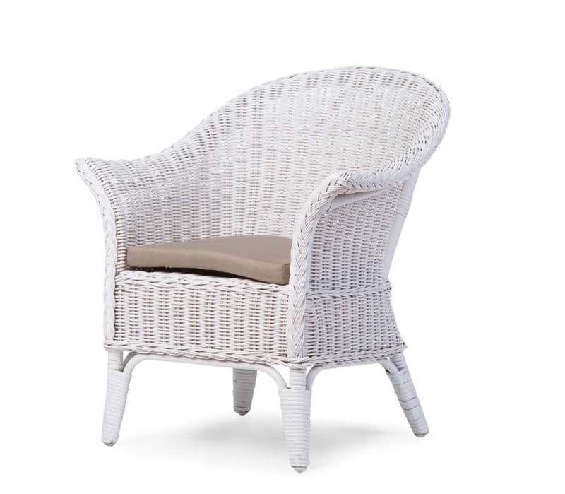 Mimo Rattan Çocuk Sandalyesi, Beyaz için detaylı bilgi göster Mimo Rattan Çocuk Sandalyesi, Beyaz resmi