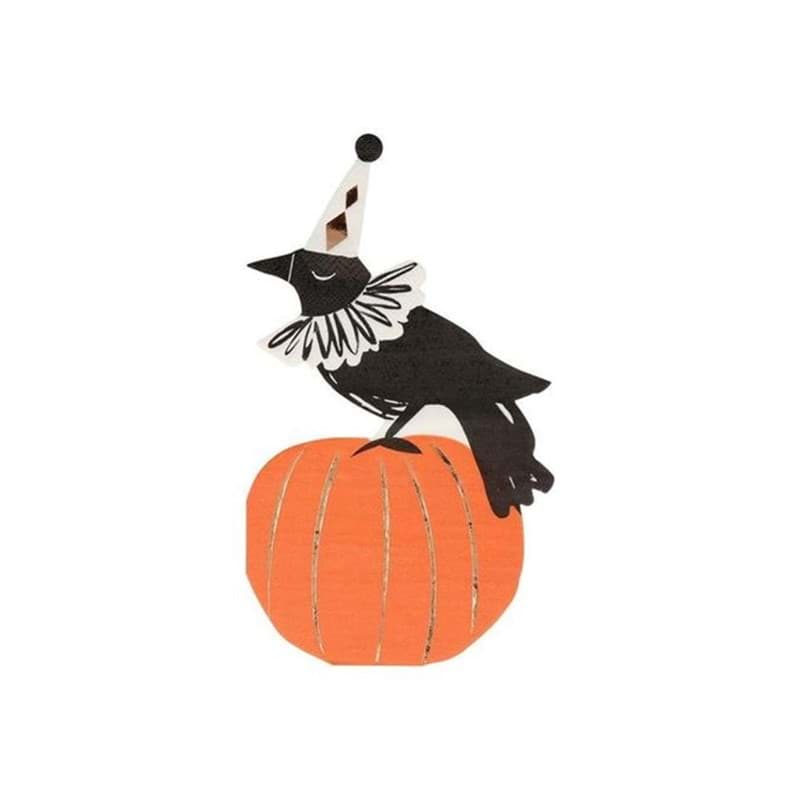 Klasik Halloween Karga Peçete için detaylı bilgi göster Klasik Halloween Karga Peçete resmi