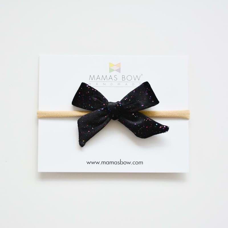 Kurdele Bant - Glitter Black Velvet için detaylı bilgi göster Kurdele Bant - Glitter Black Velvet resmi