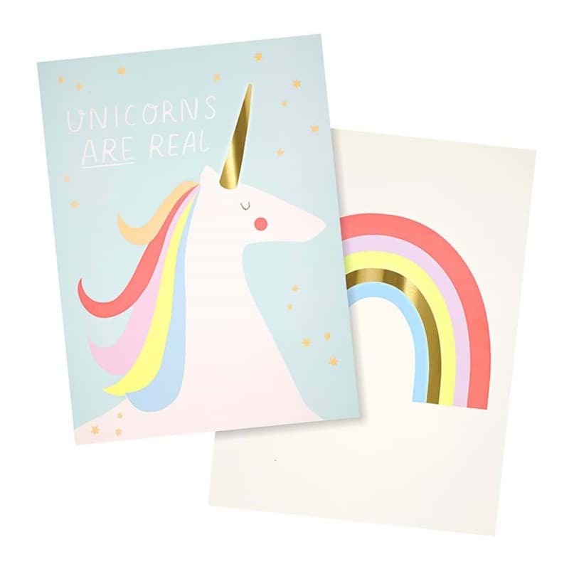 Gökkuşağı & Unicorn Poster için detaylı bilgi göster Gökkuşağı & Unicorn Poster resmi