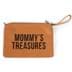 Mommy Treasures Clutch, Kahverengi Deri resmi