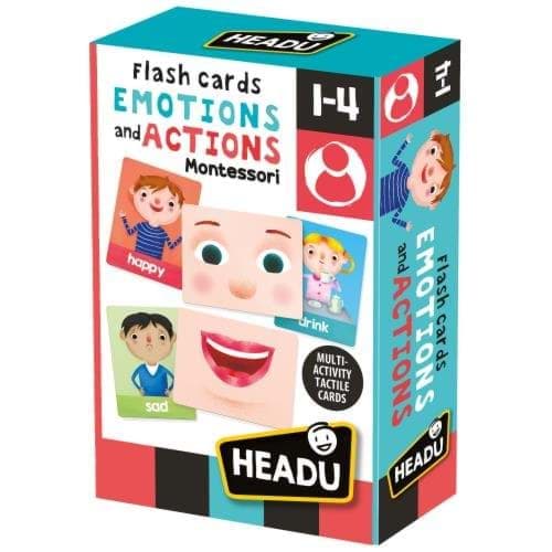 Flashcards Emotions And Actions Montessori resmi