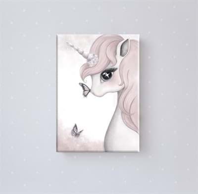 Kanvas Baskı Tablo ‘Kelebek Unicorn’ resmi