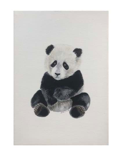 Suluboya Görünümlü Kanvas Baskı Tablo ‘Panda’ resmi