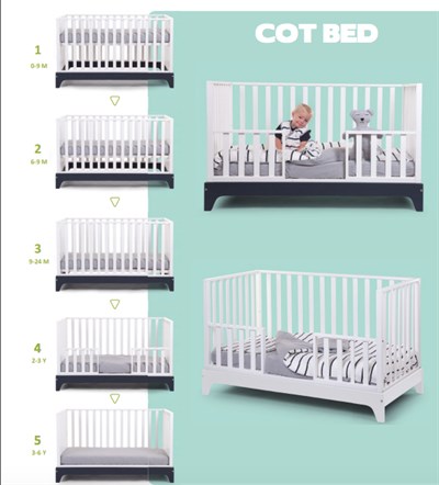 Cot Bed Bebek Yatağı resmi