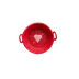 Mini Rafya Sepet - Kalp (Kırmızı) resmi