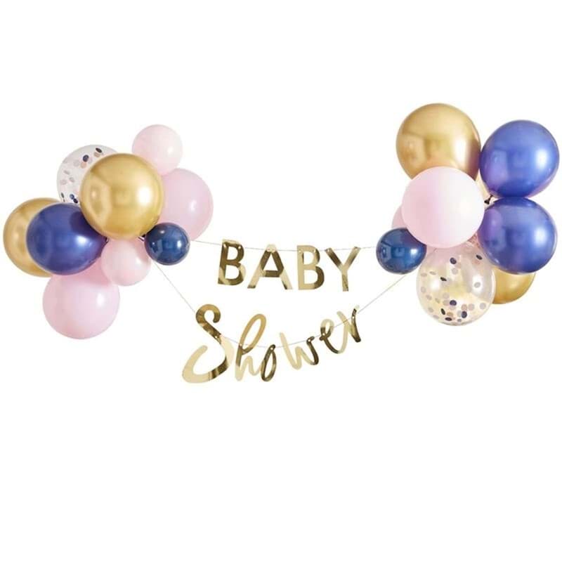 Altın Baby Shower ve Balon Dekorlar resmi