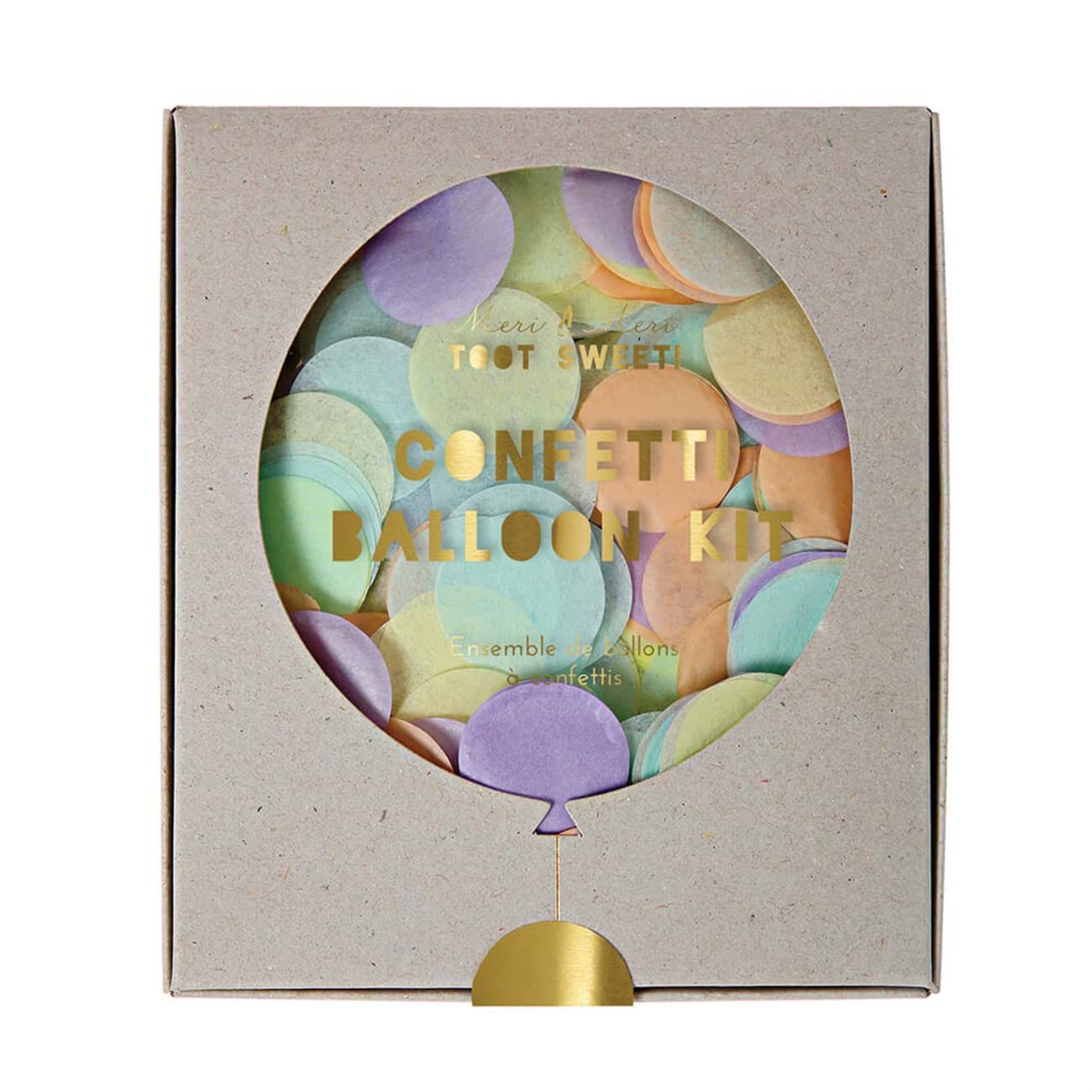 Pastel Konfeti Balon Kit (8’li) resmi
