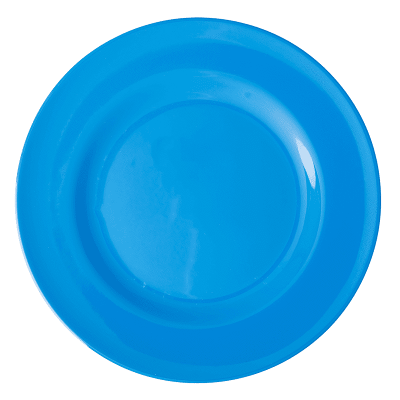 Melamin Yemek Tabağı - Mavi resmi