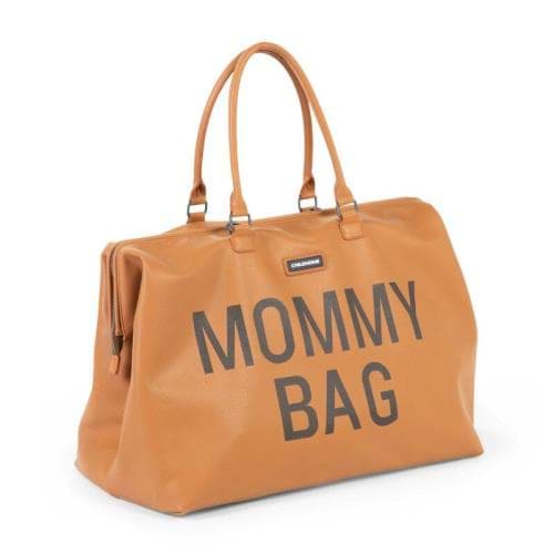 Mommy Bag Anne Bebek Bakım Çantası, Kahverengi Deri resmi
