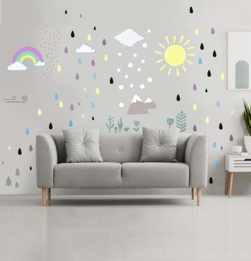 ‘İklimler’ Duvar Sticker Seti resmi